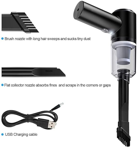 Portable High Power 2 in 1 Car Vacuum Cleaner – Compact, Powerful & Effortless Cleaning Anywhere