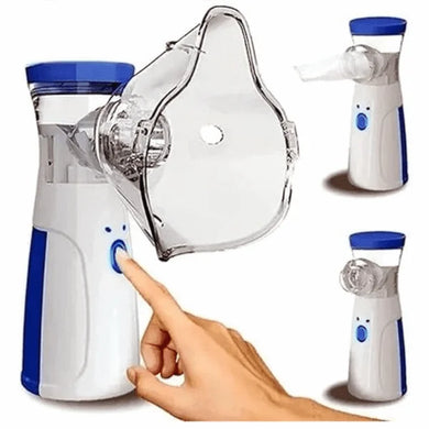 Nebulizer – Silent, One-Touch Operation | High Nebulization Rate | Travel-Friendly For Adults & Kids